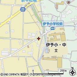 愛媛県伊予市上三谷甲-1879周辺の地図