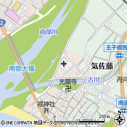 和歌山県日高郡みなべ町山内1364周辺の地図