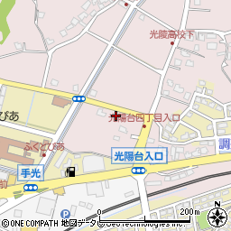福岡県福津市手光1902-1周辺の地図