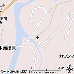 徳島県那賀郡那賀町木頭出原モリニシ30周辺の地図