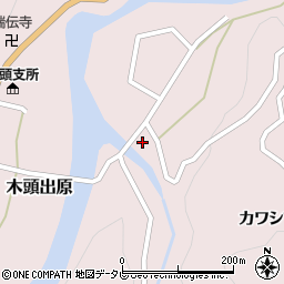 徳島県那賀郡那賀町木頭出原モリニシ35周辺の地図