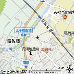 和歌山県日高郡みなべ町北道23周辺の地図