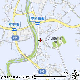 和歌山県田辺市中芳養974周辺の地図