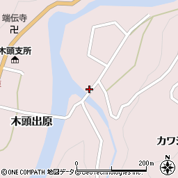 徳島県那賀郡那賀町木頭出原モリニシ37周辺の地図