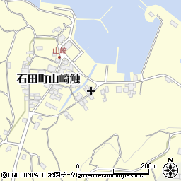 長崎県壱岐市石田町山崎触693周辺の地図