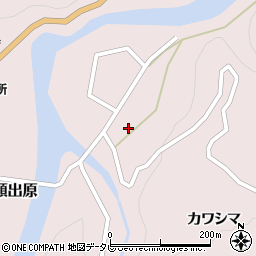 徳島県那賀郡那賀町木頭出原モリニシ54周辺の地図