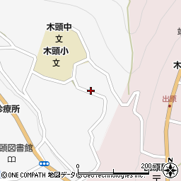 徳島県那賀郡那賀町木頭和無田ソ子周辺の地図