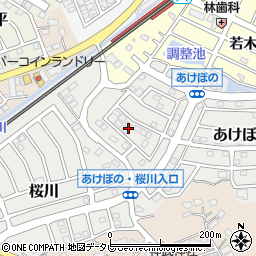 福岡県福津市あけぼの3-3周辺の地図