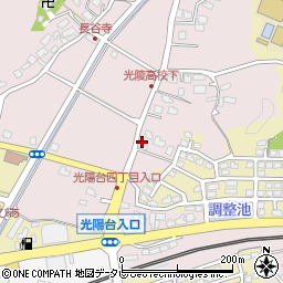 福岡県福津市手光1596周辺の地図