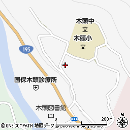 徳島県那賀郡那賀町木頭和無田ナカスジ34周辺の地図