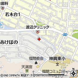 福岡県福津市あけぼの27-1周辺の地図