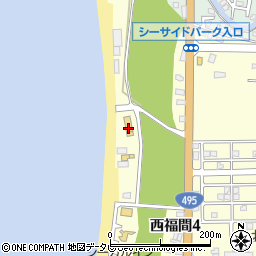 福津ぶどうの樹海岸通り周辺の地図