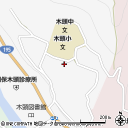 徳島県那賀郡那賀町木頭和無田ナカスジ17周辺の地図