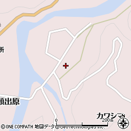 徳島県那賀郡那賀町木頭出原モリニシ55周辺の地図