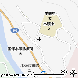徳島県那賀郡那賀町木頭和無田ナカスジ35周辺の地図
