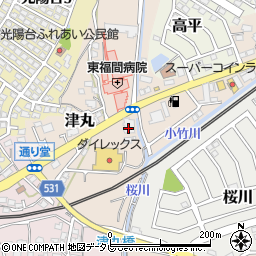 渋田モータース周辺の地図