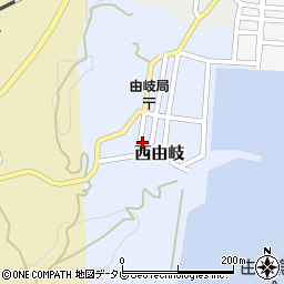 徳島県海部郡美波町西由岐周辺の地図