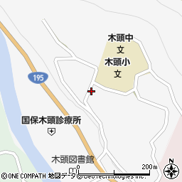 徳島県那賀郡那賀町木頭和無田ナカスジ42周辺の地図
