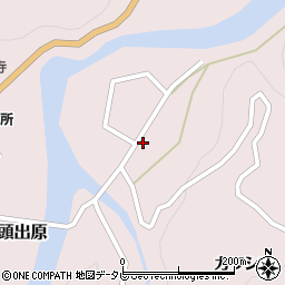 徳島県那賀郡那賀町木頭出原モリニシ58周辺の地図