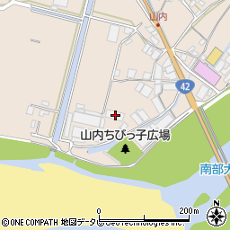 和歌山県日高郡みなべ町山内1176周辺の地図
