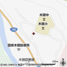 徳島県那賀郡那賀町木頭和無田ナカスジ33周辺の地図