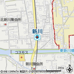 新川駅周辺の地図