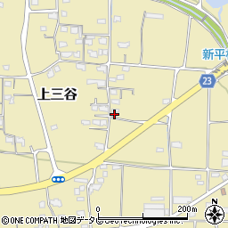 愛媛県伊予市上三谷甲-652周辺の地図