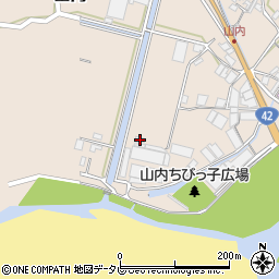 和歌山県日高郡みなべ町山内1177周辺の地図