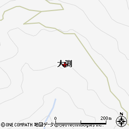 高知県土佐郡土佐町大渕周辺の地図