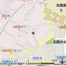 福岡県福津市手光1643周辺の地図