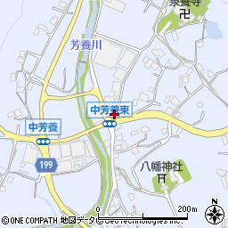 和歌山県田辺市中芳養1099-3周辺の地図