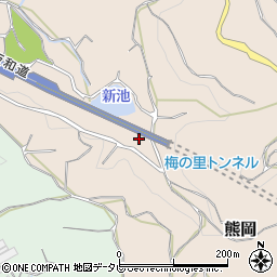 和歌山県日高郡みなべ町熊岡743周辺の地図