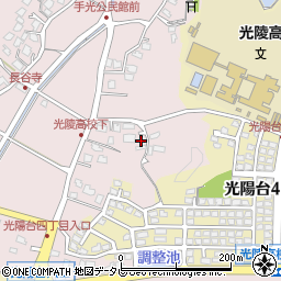 福岡県福津市手光1644周辺の地図
