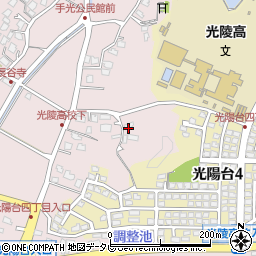 福岡県福津市手光1646周辺の地図
