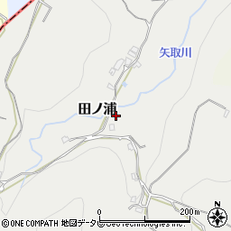 愛媛県伊予郡砥部町田ノ浦周辺の地図