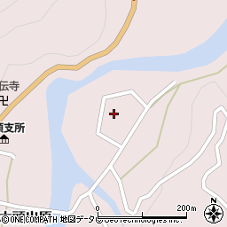 徳島県那賀郡那賀町木頭出原クボヲ周辺の地図