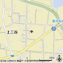 愛媛県伊予市上三谷甲-660周辺の地図