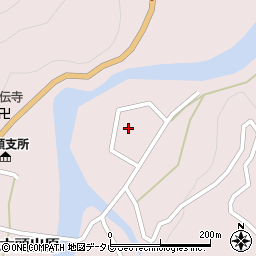 徳島県那賀町（那賀郡）木頭出原（クボヲ）周辺の地図