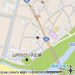 和歌山県日高郡みなべ町山内1224周辺の地図