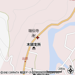阿南警察署　那賀町出原駐在所周辺の地図
