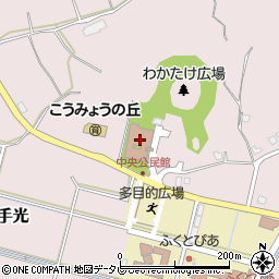 福岡県福津市手光2222周辺の地図