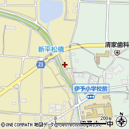 愛媛県伊予市上三谷甲-478周辺の地図