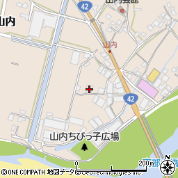 和歌山県日高郡みなべ町山内1196周辺の地図