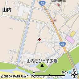 和歌山県日高郡みなべ町山内1199周辺の地図