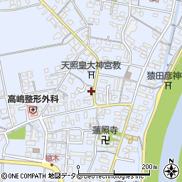 福岡県直方市植木632-2周辺の地図