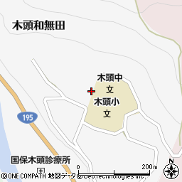 和無田八幡神社周辺の地図