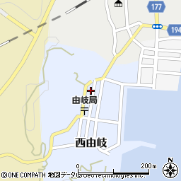 徳島県海部郡美波町西由岐東周辺の地図