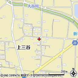 愛媛県伊予市上三谷甲-747周辺の地図