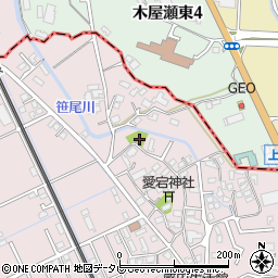 山ノ浦児童遊園周辺の地図