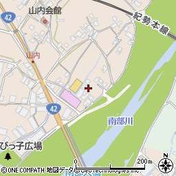 和歌山県日高郡みなべ町山内1330周辺の地図